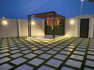 تصميم حدائق مساحات خارجيه بالكويت