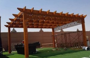 افضل برجولات خشبية بالرياض